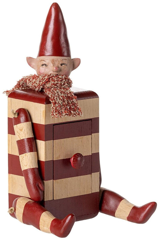 Maileg - Nisse Med Skuffe, Rød - 14-5182-00 Julepynt 