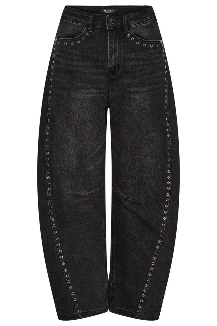 Marta Du Chateau - Mdcbitten Jeans MDC226-8605 - Black Jeans 
