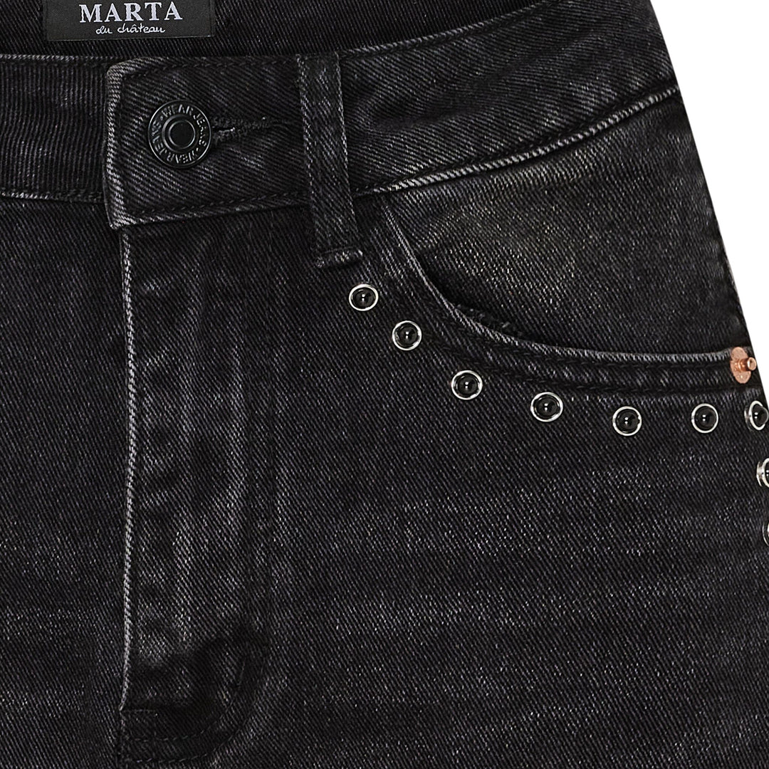 Marta Du Chateau - Mdcbitten Jeans MDC226-8605 - Black Jeans 