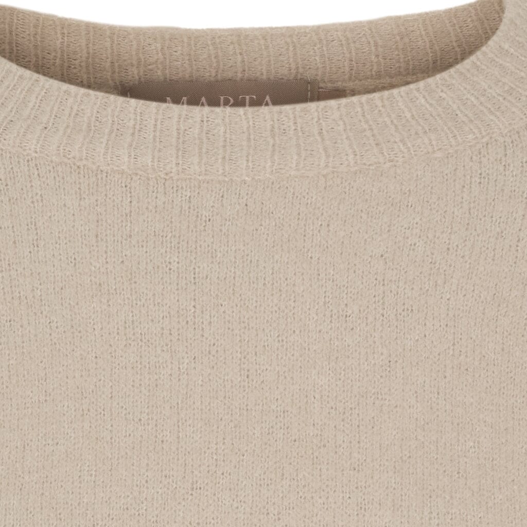 Marta Du Chateau - Mdcbriala Knit KN8129 - Beige2488 Strikbluser 