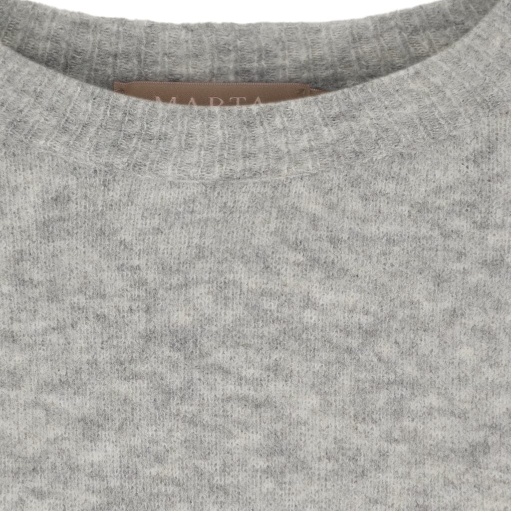 Marta Du Chateau - Mdcbriala Knit KN8129 - Grigio4060 Strikbluser 