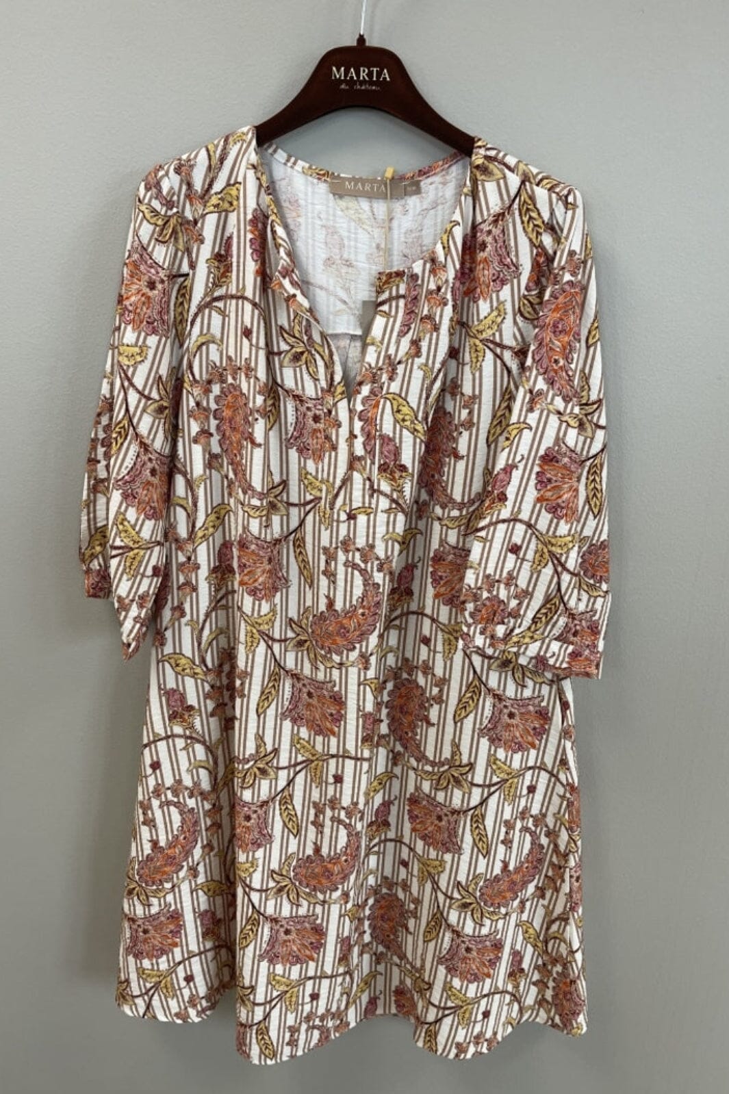 Marta Du Chateau - Mdckianna Dress 8219 - Camel6369Tpk
