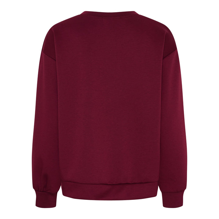 Marta Du Chateau - Mdcliora Sweat 58512M - Bordeaux161/Black Sweatshirts 