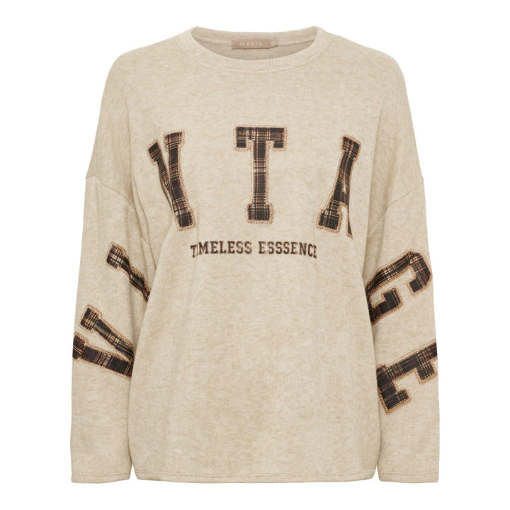 Marta Du Chateau - Mdcstardust Sweatshirt 2784b - Camel Sweatshirts 