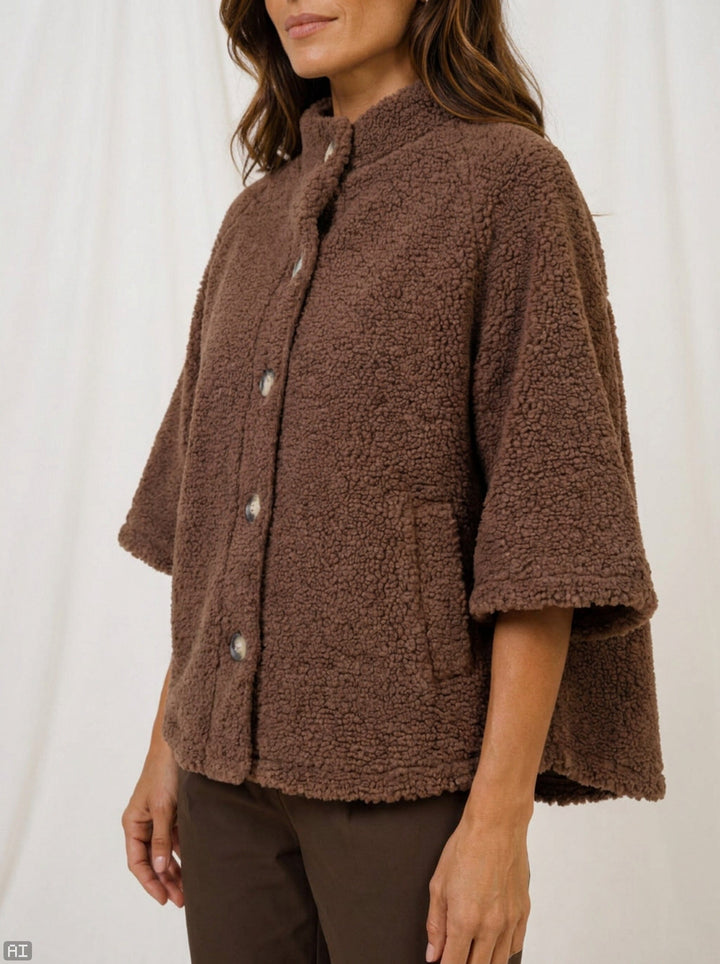 Marta Du Chateau - Mdcvalencia Jacket 248370teddy - Marrone9 Jakker 