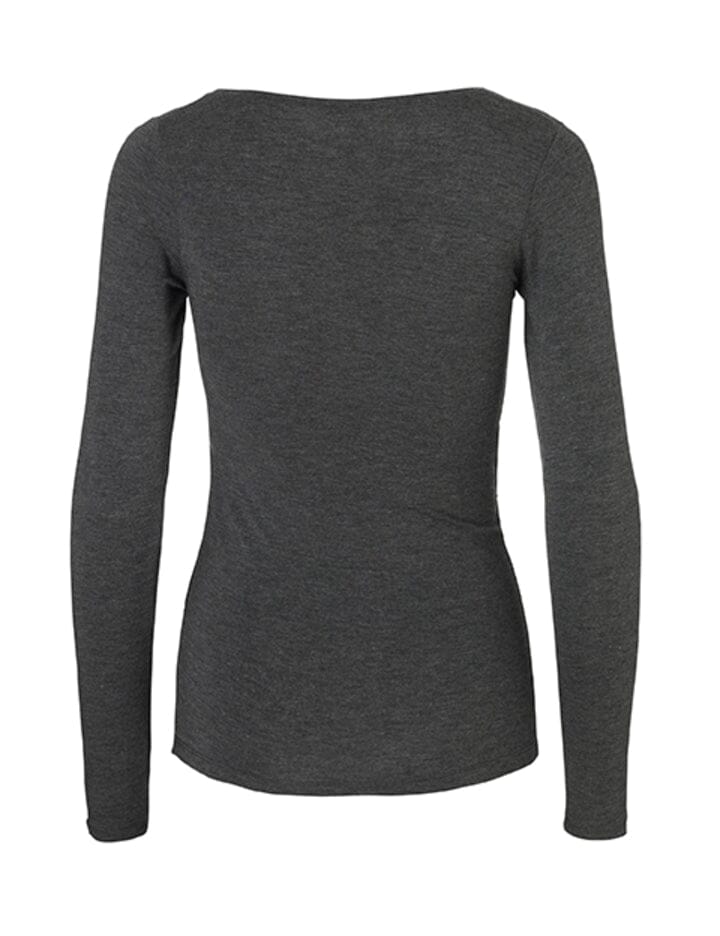 MbyM - Anna 11221041 - 671 - Dark Grey Melange Bluser 