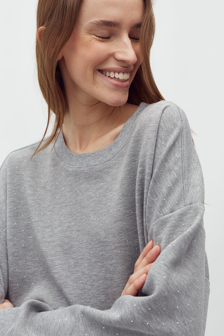 MbyM - Gilli-M 63100726 - H50 - Medium Grey Melange T-shirts 