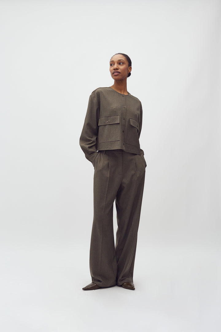 MbyM - Lican-M 63220742 - F84 - Deep Green Melange Skjorter 