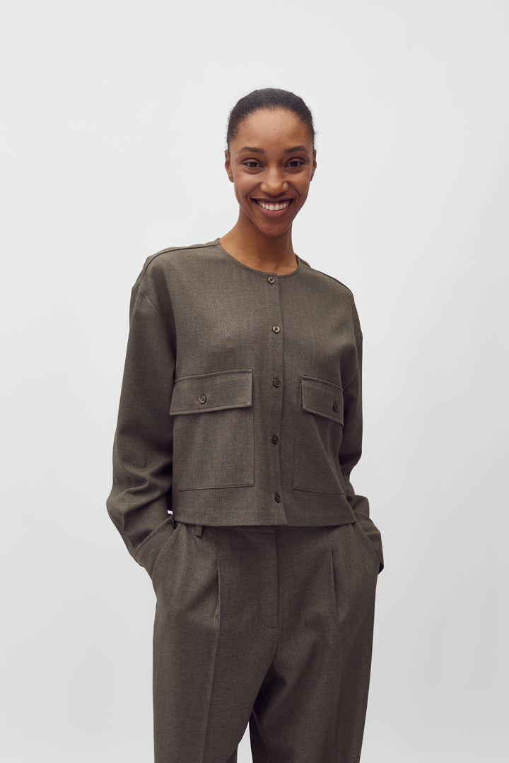 MbyM - Lican-M 63220742 - F84 - Deep Green Melange Skjorter 