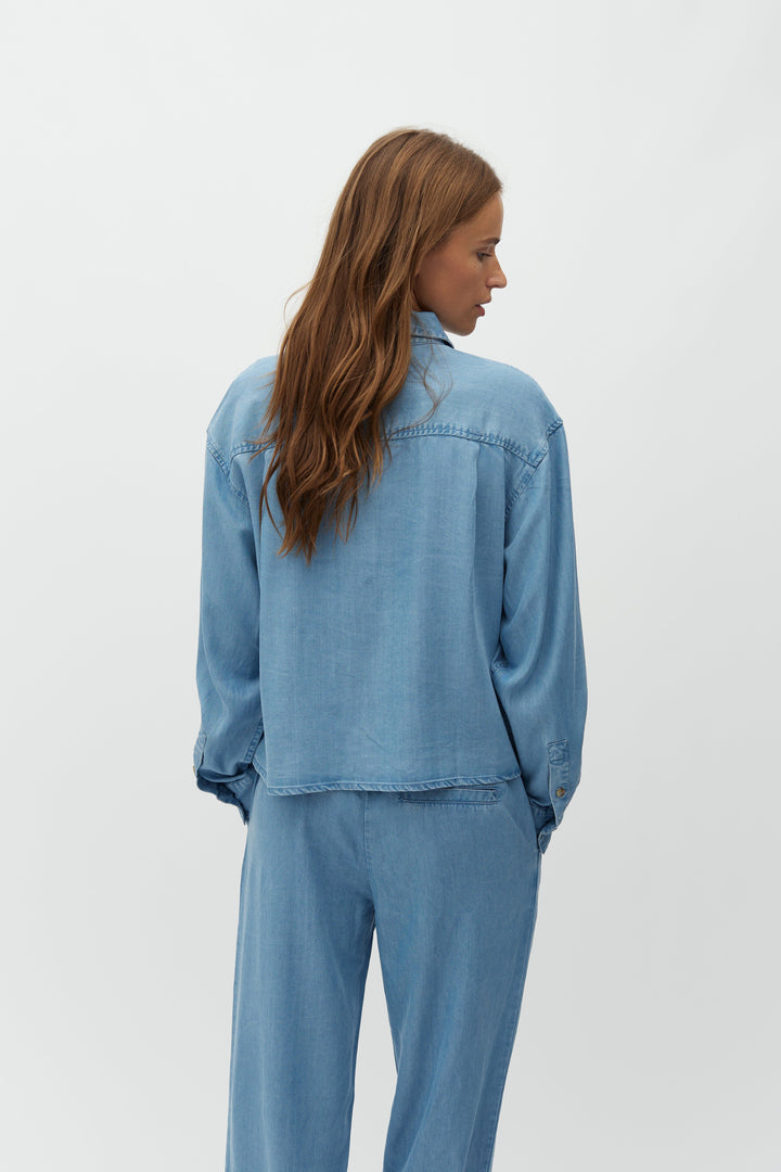 MbyM - Liraz-M 58641049 - S98 - Blue Soft Wash Skjorter 