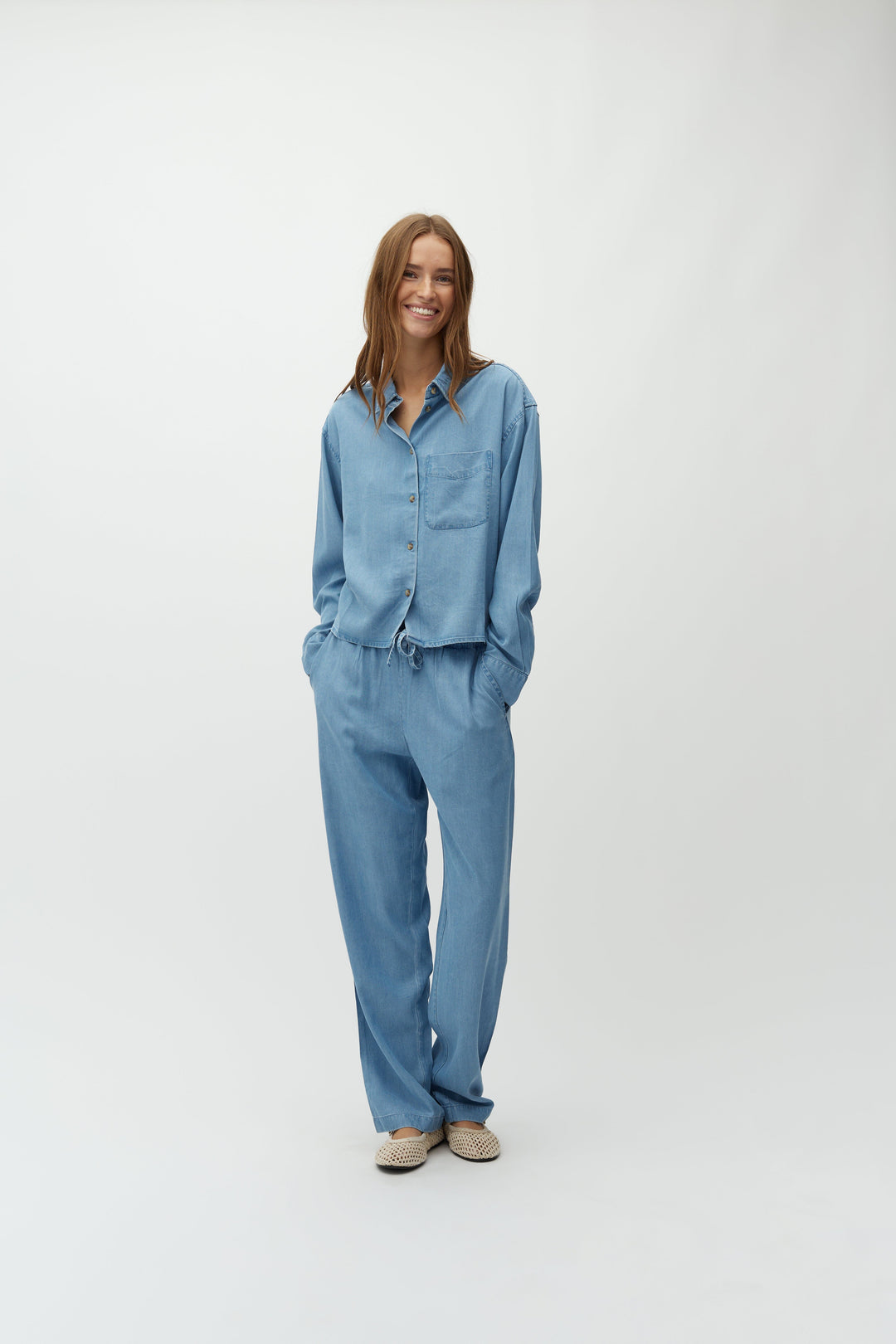 MbyM - Liraz-M 58641049 - S98 - Blue Soft Wash Skjorter 