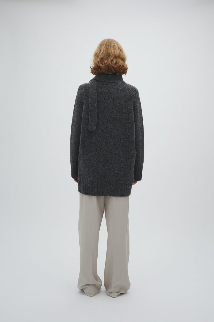 MbyM - Xandra-M 65391511 - 635 - Charcoal Melange Strikbluser 