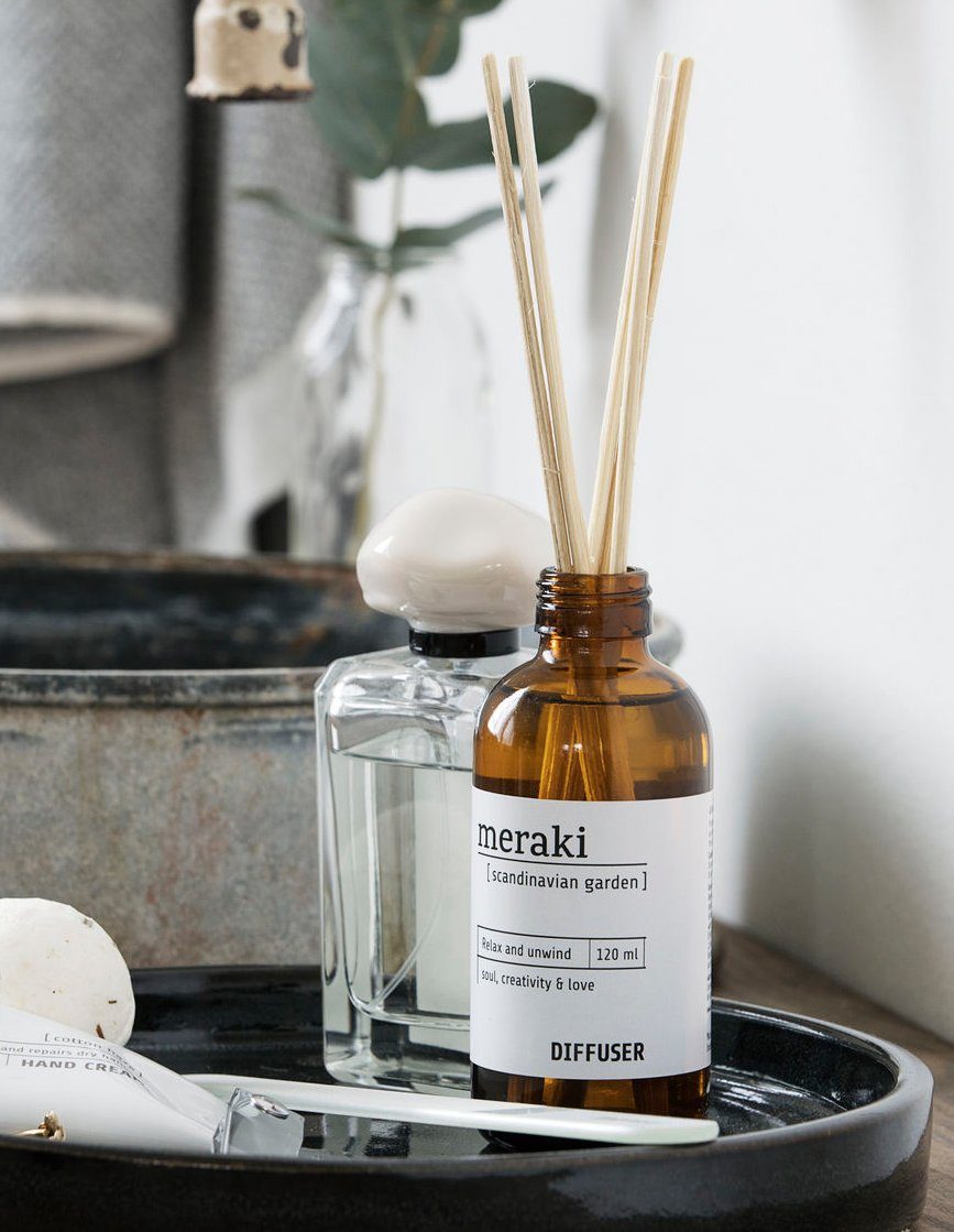 Meraki - Duftfrisker m. 7 pinde - Scandinavian Garden - 120 ml