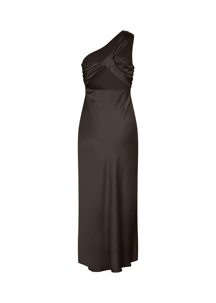 Modström - Narcissamd Dress 58412 - 5508 - Seal Brown Kjoler 