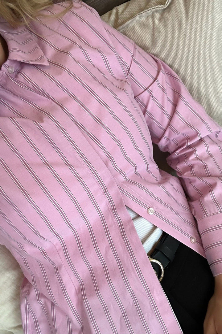 Modström - Starleemd Shirt 58834 - 11522 - Pink Stripe Skjorter 