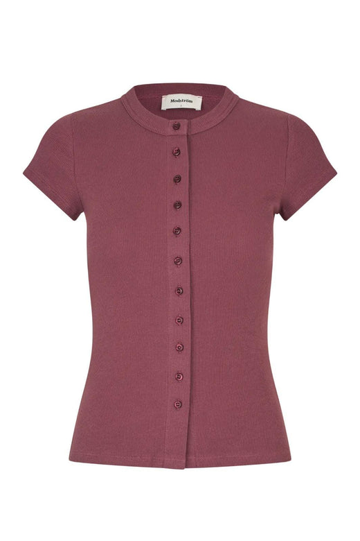 Modström - Vilsonmd T-Shirt 59005 - 8854 - Wineberry T-shirts 