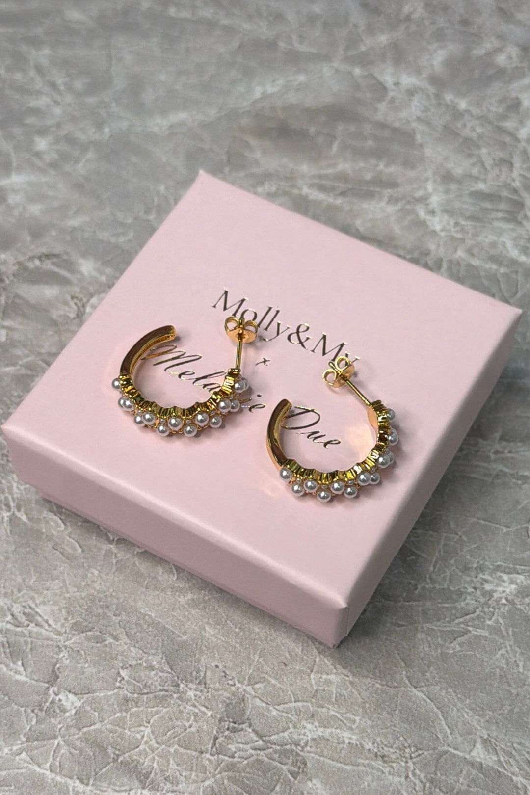 Molly&My Jewellery x Melanie Due - Blooming - Forgyldt Øreringe 