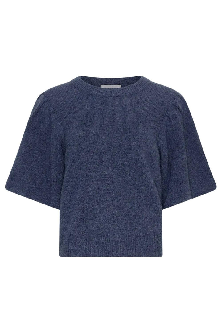 Moss Copenhagen - Mschjinie Hope 2/4 Pullover 19606 - Vintage Indigo Strikbluser 