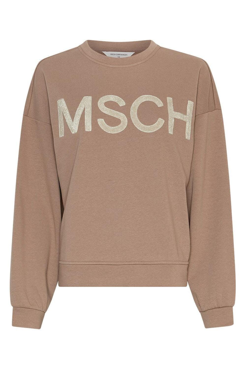 Moss Copenhagen - Mschmela Briena Msch Sweatshirt 19738 - Mountain T Oatm Sweatshirts 