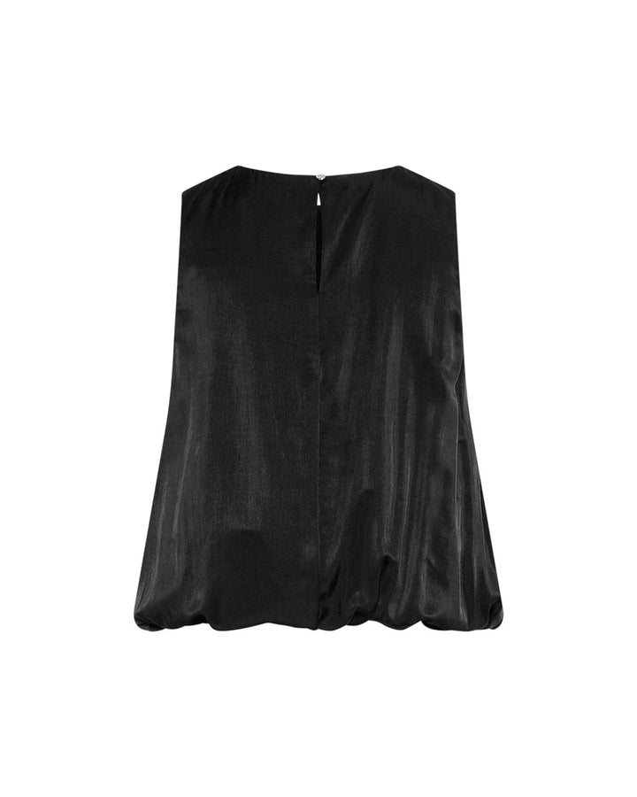 Moss Copenhagen - Mschofelia Nicholina Sl Top 19465 - Black Toppe 