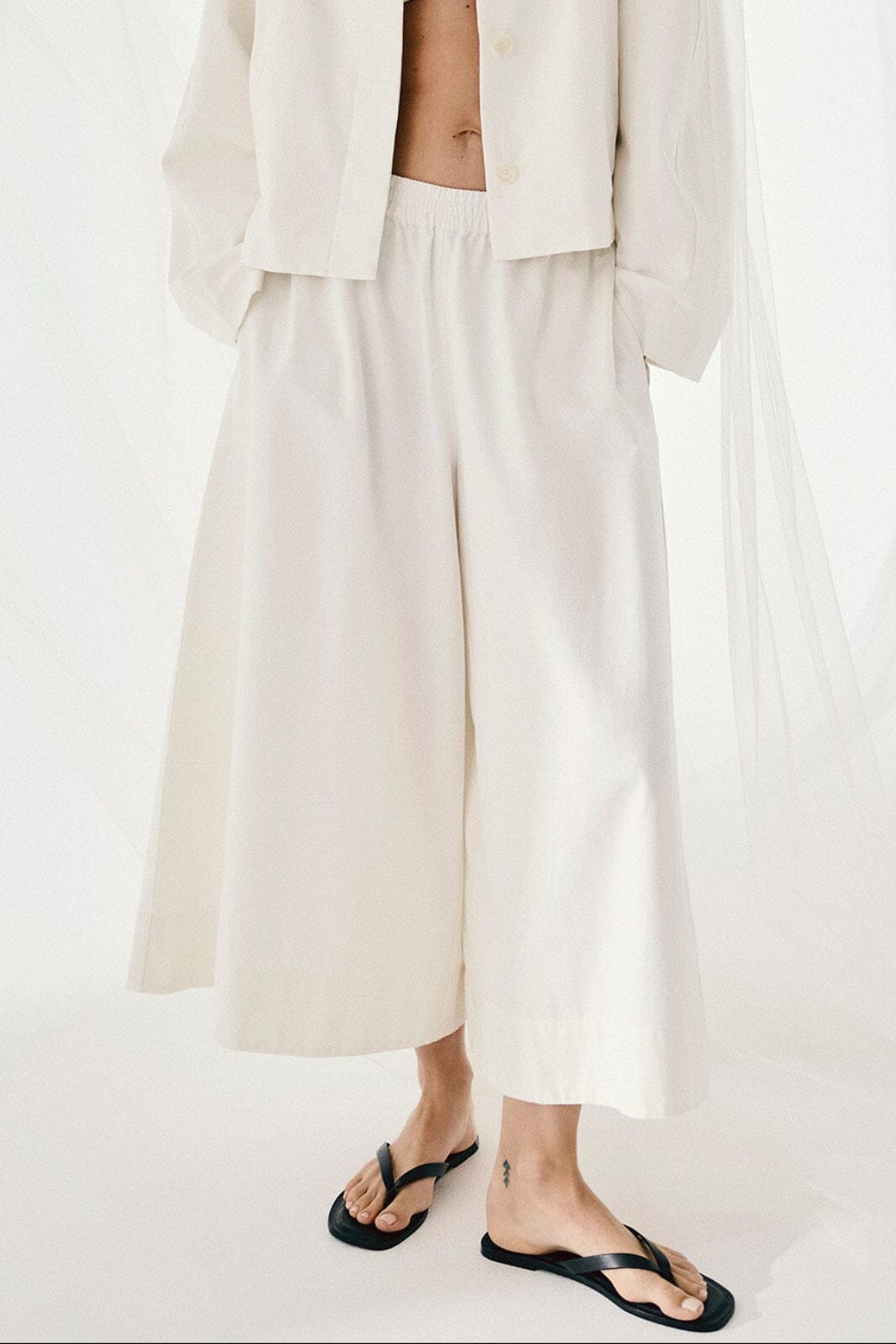 MSCH Copenhagen - Mschjosilyn Skirt Pants 19798 - Egret Bukser 