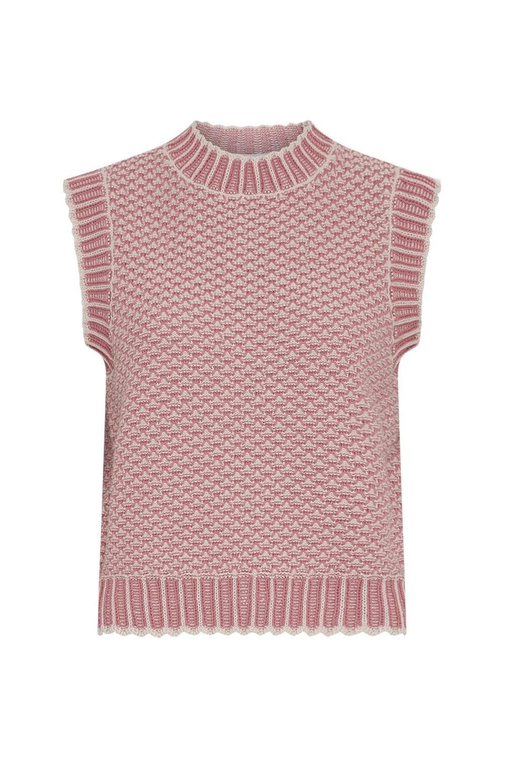 MSCH Copenhagen - Mschpilla Vest 18832 - Oatmeal F Rose Veste 