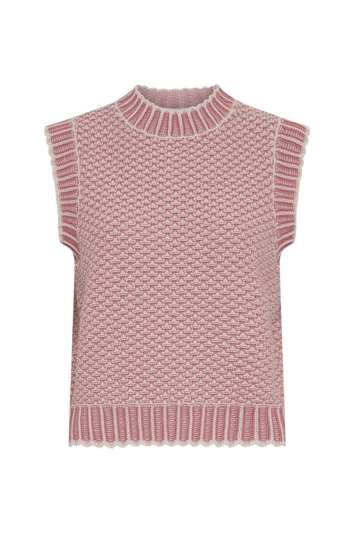 MSCH Copenhagen - Mschpilla Vest 18832 - Oatmeal F Rose Veste 