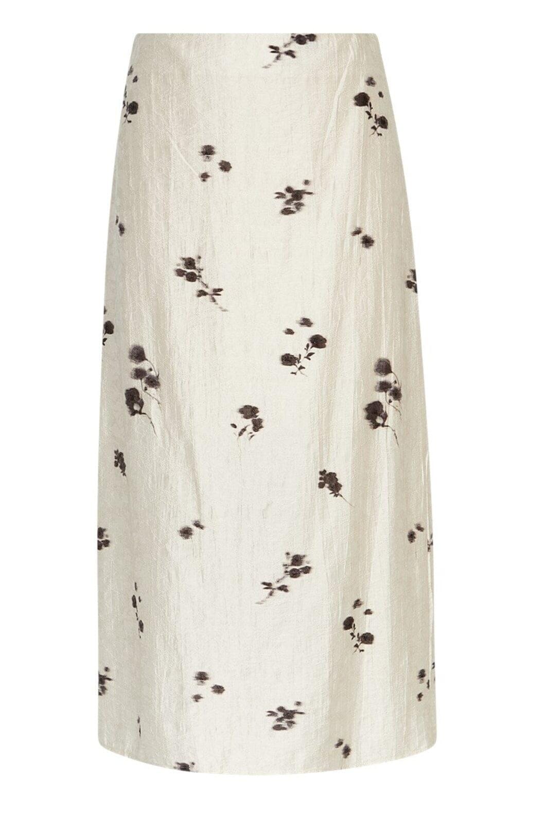 MSCH Copenhagen - Mschrianne Skirt 19632 - Oatmeal Flower Nederdele 