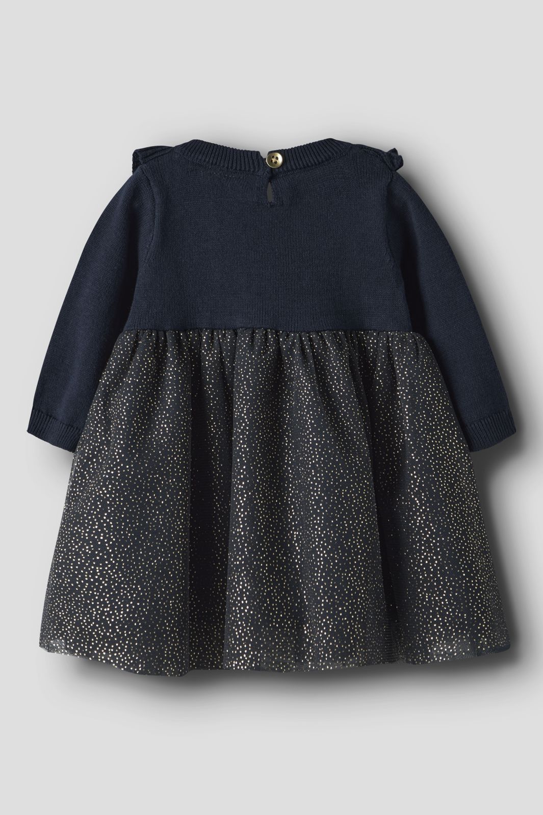 Name It - Nbfrolia Ls Knit Dress - 4874545 Navy Blazer