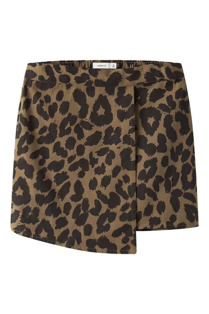 Name It - Nkfbelate Wrap Skort - 4930422 Toasted Coconut Seal Brown
