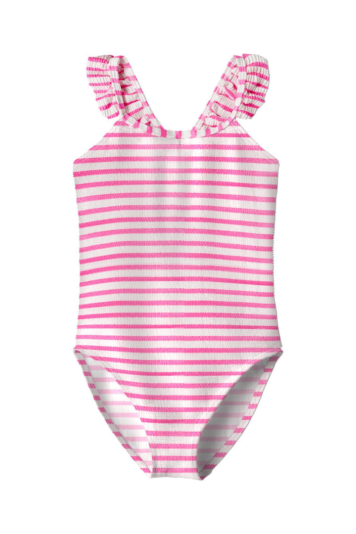Name It - Nkfzippa Swimsuit - 4967779 Knockout Pink