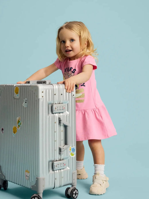 Name It - Nmfarina Peppa Ss Dress - 4998551 Pink Drink Kjoler 