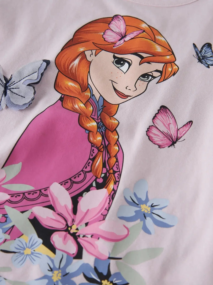 Name It - Nmfmeri Frozen Ss Top Box Wdi - 4998580 Cradle Pink T-shirts 