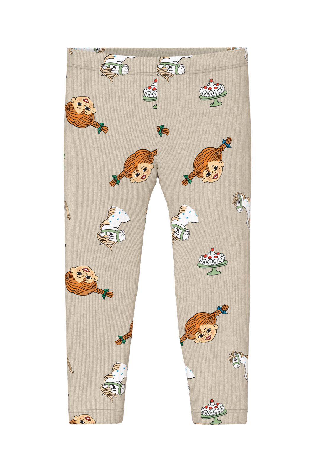 Name It - Nmfsoca Pippi Legging Sky - 4978194 Peyote Melange
