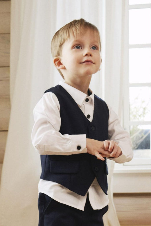 Name It - Nmmriramel Waistcoat Rr - 4360611 Dark Sapphire