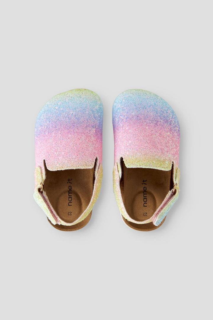 Name It - Nmnavery Mules - 5014515 Cradle Pink Rainbow