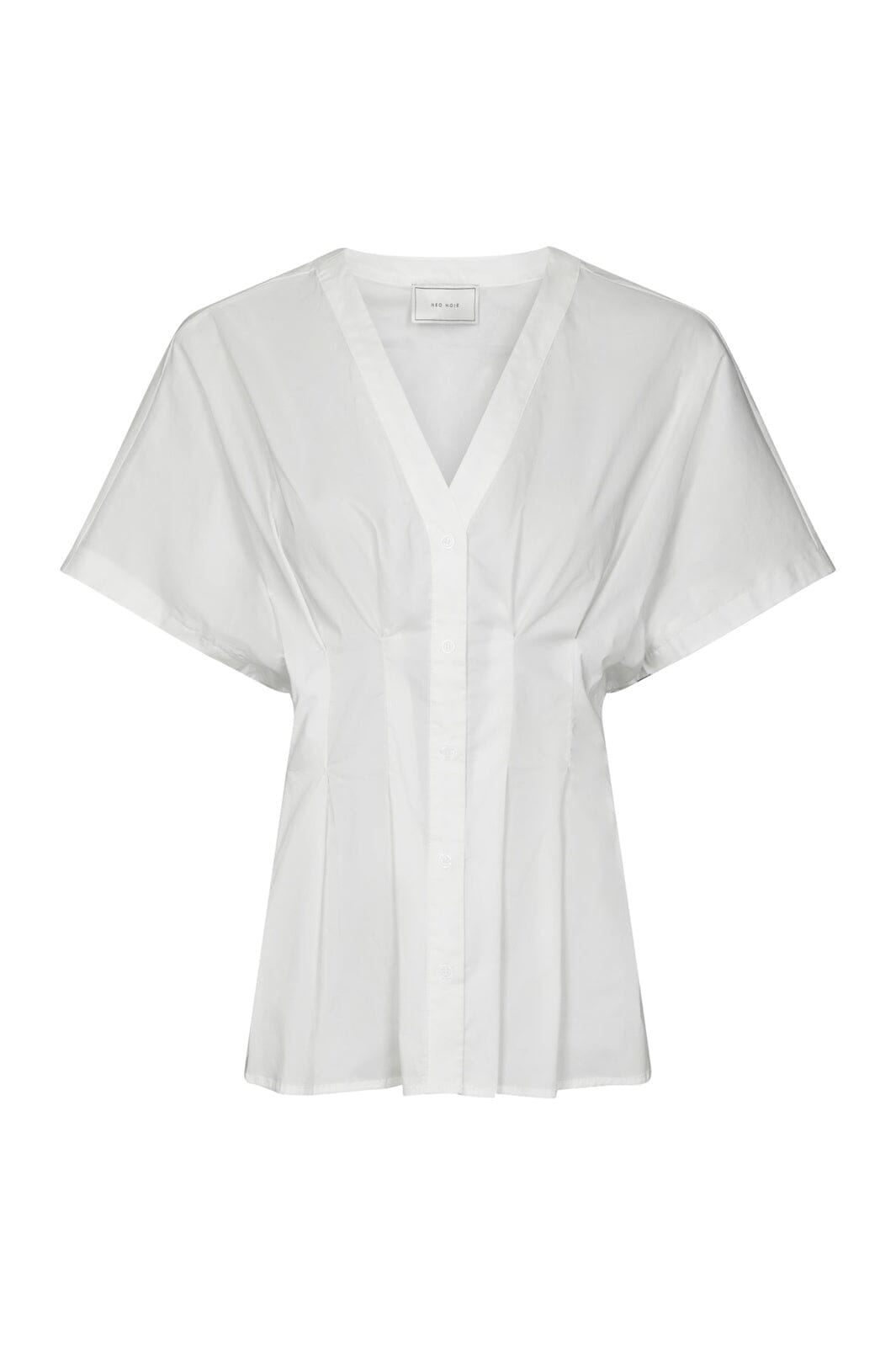 Neo Noir - Adamma Poplin Blouse 169004 - 120 - White