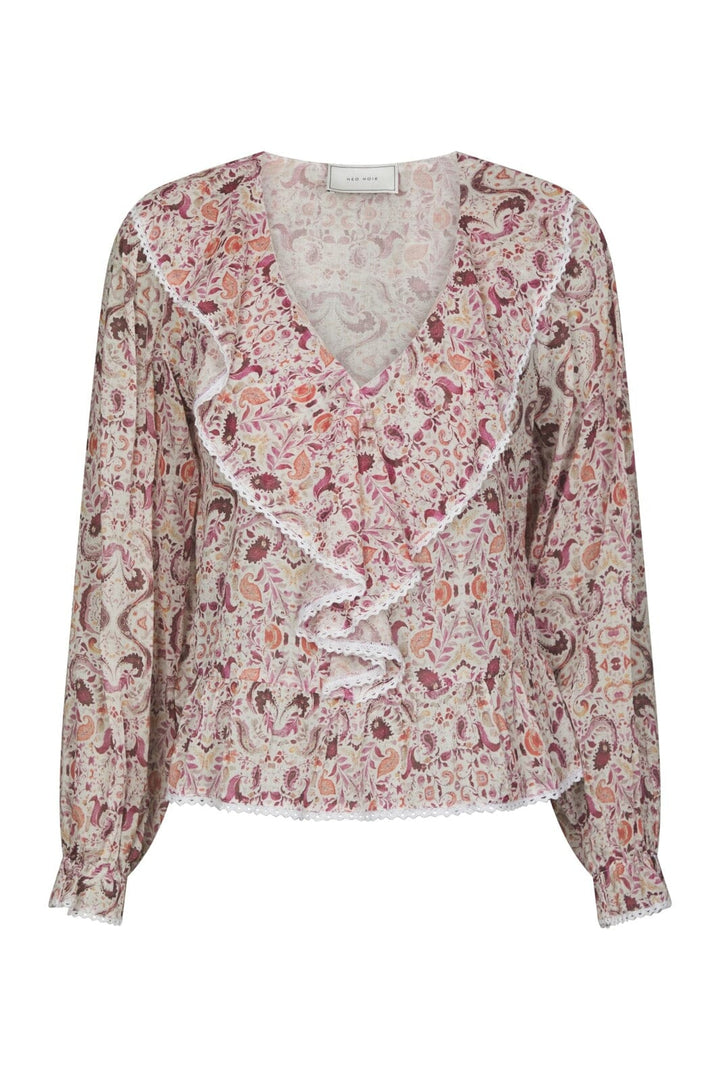 Neo Noir - Ajda Paisley Dance Blouse 167762 - 165 - Rose