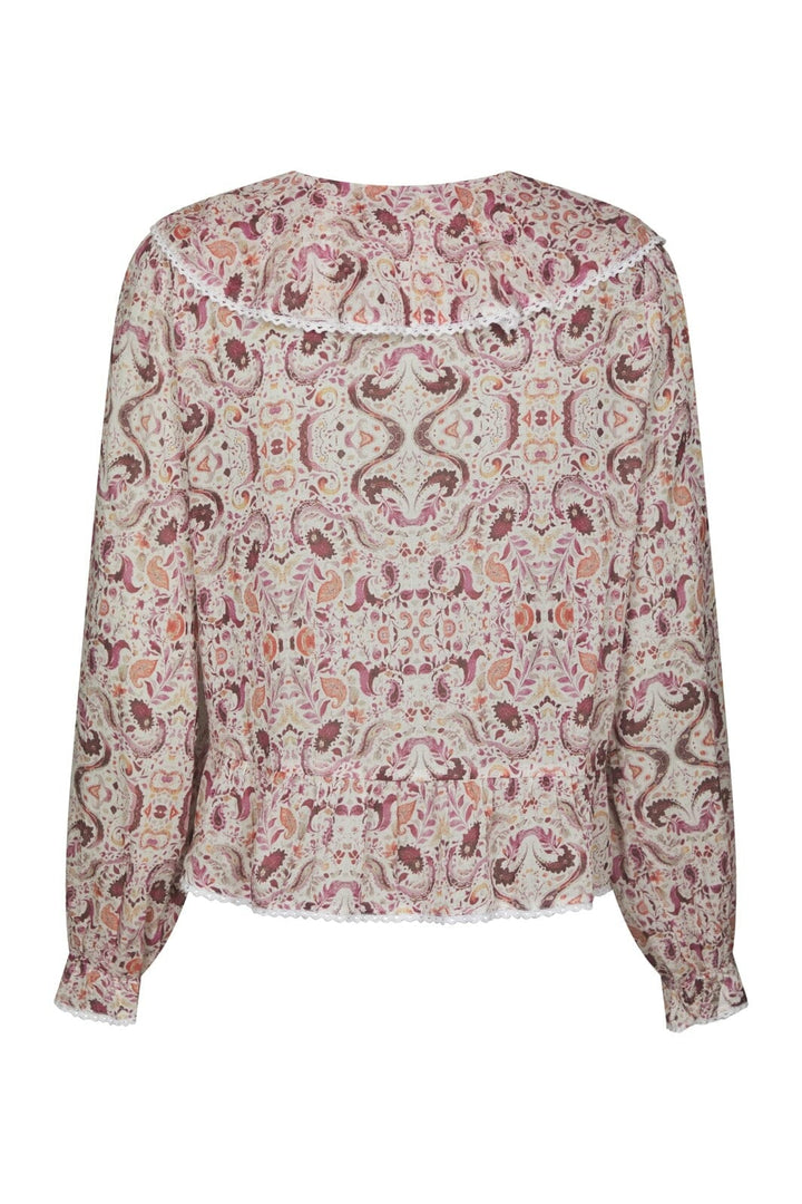 Neo Noir - Ajda Paisley Dance Blouse 167762 - 165 - Rose