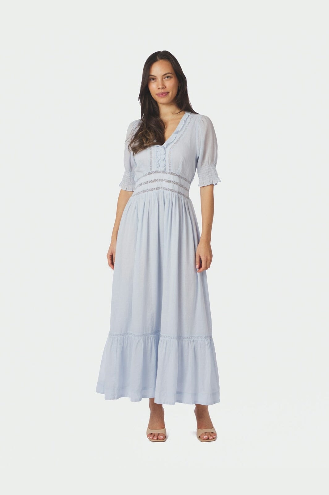 Neo Noir - Alvina S Voile Dress 169037 - 145 - Light Blue
