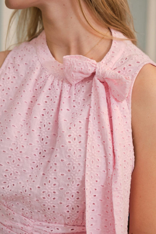 Neo Noir - Ansol Emb Top 168429 - 754 - Light Pink Toppe 