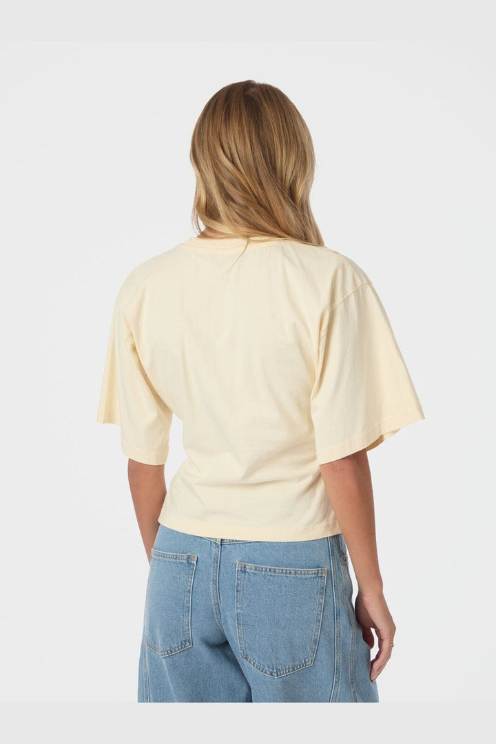 Neo Noir - Asha Boxy Tee 164418 - 416 - Butter Yellow
