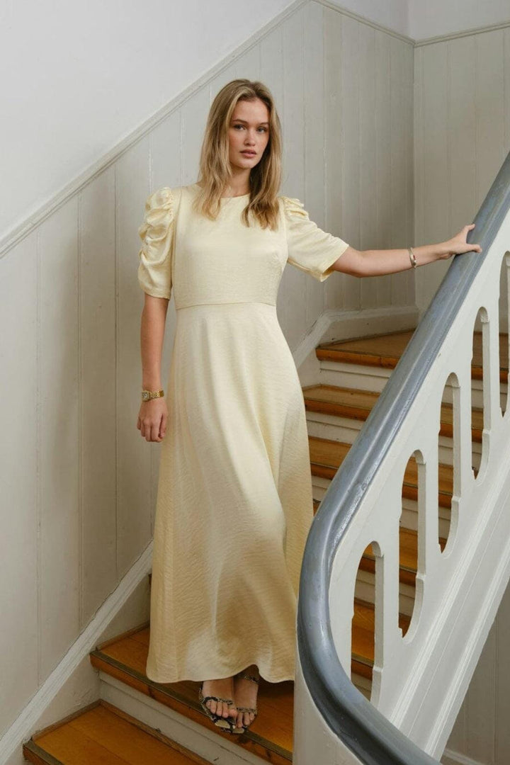 Neo Noir - Benuti Solid Dress 166584 - 191 - Light Yellow