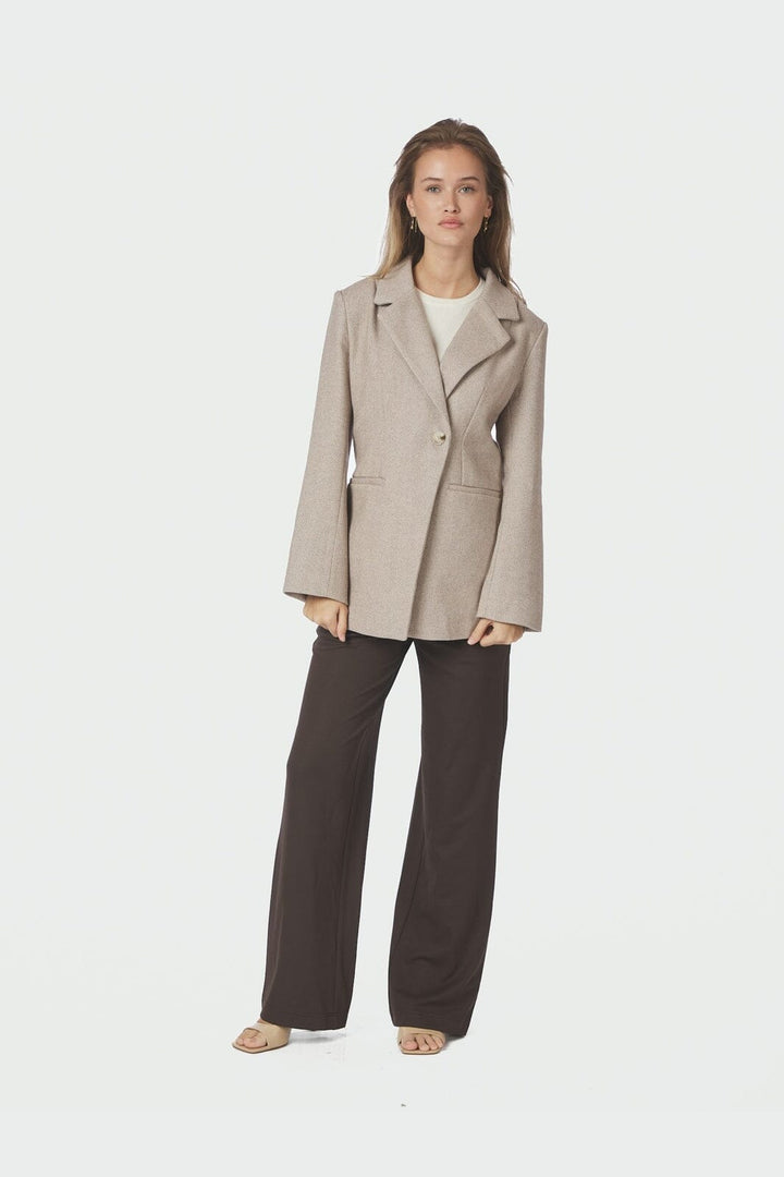 Neo Noir - Bowie Herringbone S Blazer 167664 - 213 - Sand