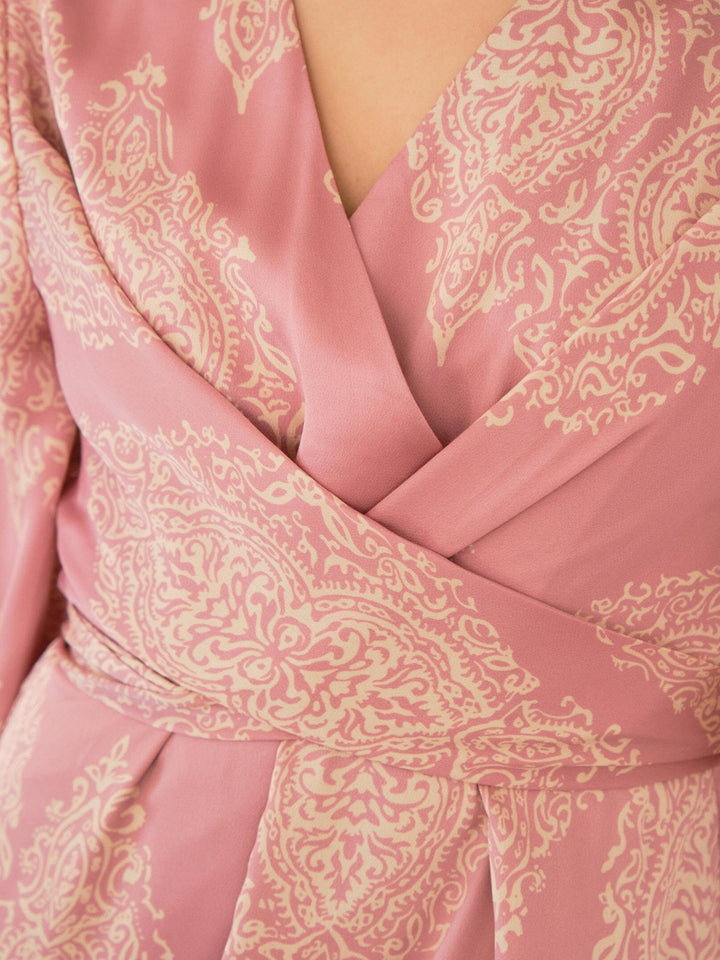 Neo Noir - Bretti Paisley Drop Dress 168466 - 823 - Evening Rose Kjoler 