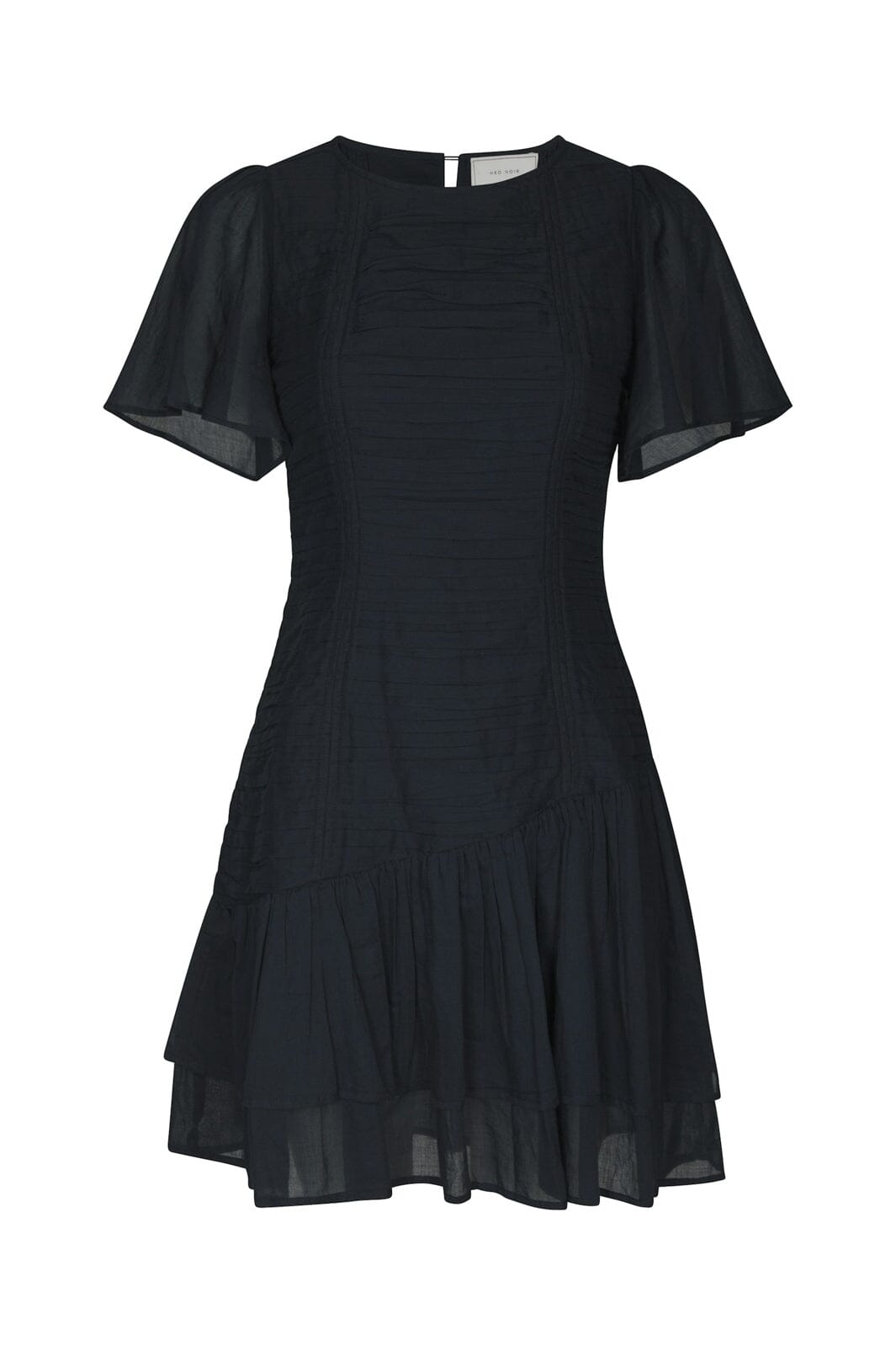 Neo Noir - Circle S Voile Dress 169038 - 141 - Navy