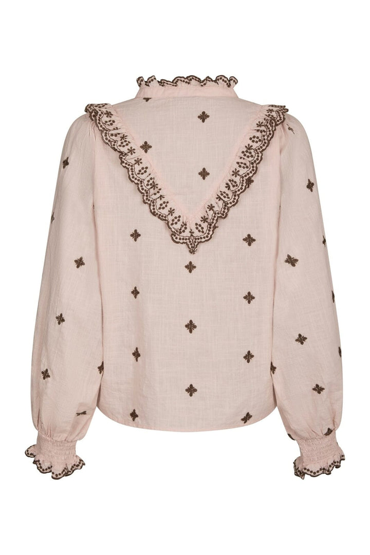 Neo Noir - Degas Blouse 158924 - 433 - Dusty Rose/Brown