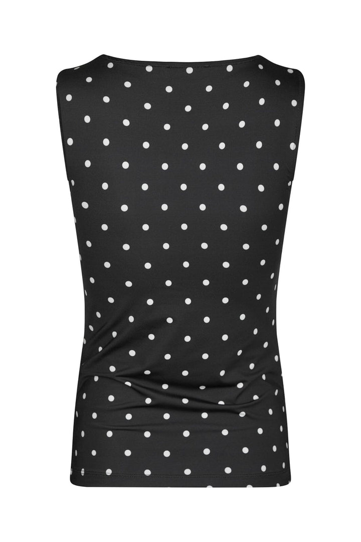 Neo Noir - Ditty Jersey Dot Top 167487 - 100 - Black