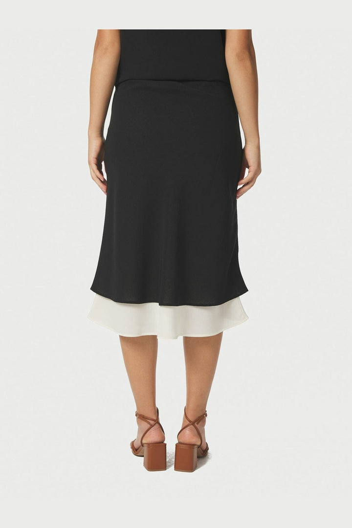 Neo Noir - Elinor Chiffon Skirt 168109 - 100 - Black