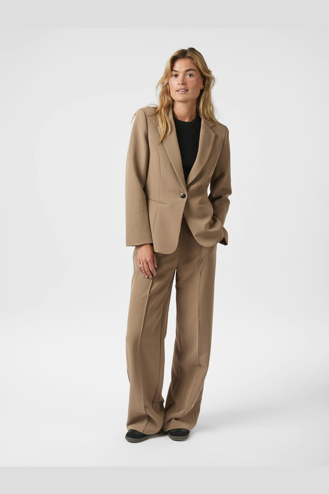Neo Noir - Francine Suit Blazer 166616 - 306 - Dusty Brown